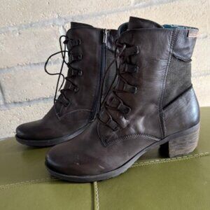 Pikolinos lace up boots gray size 42 / US W 11 light wear